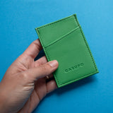 Minimalist Wallet With RFID Protection - Green-Slim Card Holder-Gentleman.Clothing