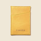 Minimalist Wallet With RFID Protection - Metallic Yellow-Slim Card Holder-Gentleman.Clothing