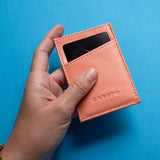 Minimalist Wallet With RFID Protection - Pink-Slim Card Holder-Gentleman.Clothing