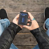 Money Clip Wallet - Black-Money Clip Wallet-Gentleman.Clothing