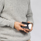 Money Clip Wallet - Black-Money Clip Wallet-Gentleman.Clothing