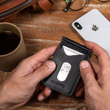 Money Clip Wallet - Black-Money Clip Wallet-Gentleman.Clothing