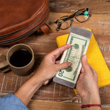 Money Clip Wallet - Blue Camo-Money Clip Wallet-Gentleman.Clothing