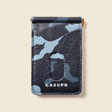 Money Clip Wallet - Blue Camo-Money Clip Wallet-Gentleman.Clothing