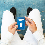 Money Clip Wallet - Cobalt-Money Clip Wallet-Gentleman.Clothing