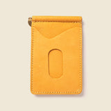 Money Clip Wallet - Mustard Yellow-Money Clip Wallet-Gentleman.Clothing