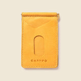 Money Clip Wallet - Mustard Yellow-Money Clip Wallet-Gentleman.Clothing