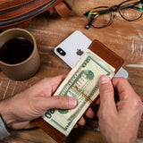Money Clip Wallet - Natural-Money Clip Wallet-Gentleman.Clothing