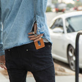 Money Clip Wallet - Natural-Money Clip Wallet-Gentleman.Clothing