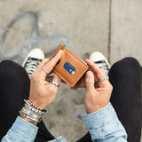 Money Clip Wallet - Natural-Money Clip Wallet-Gentleman.Clothing
