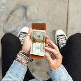 Money Clip Wallet - Natural-Money Clip Wallet-Gentleman.Clothing