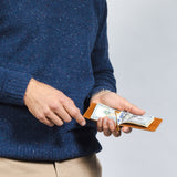 Money Clip Wallet - Natural-Money Clip Wallet-Gentleman.Clothing