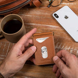 Money Clip Wallet - Natural-Money Clip Wallet-Gentleman.Clothing