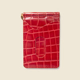Money Clip Wallet - Red Emboss-Money Clip Wallet-Gentleman.Clothing