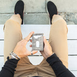 Money Clip Wallet - Stormy Grey-Money Clip Wallet-Gentleman.Clothing