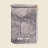 Money Clip Wallet - Stormy Grey-Money Clip Wallet-Gentleman.Clothing