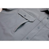 Mountain Tech Shirt (Cool Grey)-Apparel & Accessories-Gentleman.Clothing