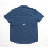 Mountain Tech Shirt (Space Blue)-Apparel & Accessories-Gentleman.Clothing