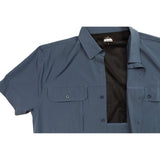Mountain Tech Shirt (Space Blue)-Apparel & Accessories-Gentleman.Clothing