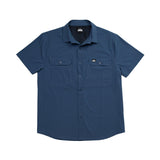 Mountain Tech Shirt (Space Blue)-Apparel & Accessories-Gentleman.Clothing