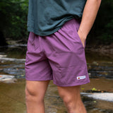 NEW Men’s Journey Tech 7" Short (Grape)-Shorts-Gentleman.Clothing