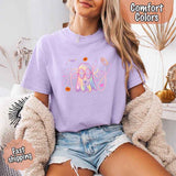 Neon Spooky Ghost Comfort Colors T-Shirt – Trendy Halloween Graphic Tee-T-Shirt-Gentleman.Clothing