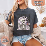 Nightmare Before Coffee Comfort Colors Shirt – Skeleton Funny Halloween Tee-T-Shirt-Gentleman.Clothing