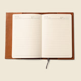 Refillable A5 Leather Notebook Cover – Tan Limited Edition-Notebook Cover-Gentleman.Clothing