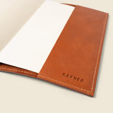Refillable A5 Leather Notebook Cover – Tan Limited Edition-Notebook Cover-Gentleman.Clothing