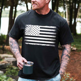 Rogue Style USA Distressed Flag Unisex T-Shirts-T-Shirt-Gentleman.Clothing
