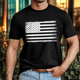 Rogue Style USA Distressed Flag Unisex T-Shirts-T-Shirt-Gentleman.Clothing