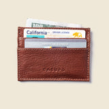 Slim Card Holder Wallet - Chocolate-Slim Card Holder-Gentleman.Clothing