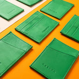 Slim Card Holder Wallet With RFID Protection - Green-Slim Card Holder-Gentleman.Clothing