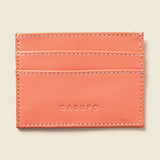 Slim Card Holder Wallet With RFID Protection - Pink-Slim Card Holder-Gentleman.Clothing