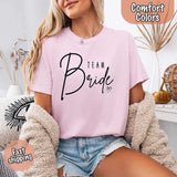 Team Bride Comfort Colors Shirts – Bride, Bridesmaid, Bachelorette Party & Proposal Gift Tees-T-shirt-Gentleman.Clothing