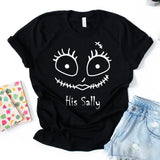 The Jack & The Sally Couples Halloween Tee-T-Shirt-Gentleman.Clothing