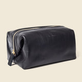 Toiletry Travel Bag - Black-Dopp Toiletry Bag-Gentleman.Clothing