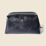 Toiletry Travel Bag - Black-Dopp Toiletry Bag-Gentleman.Clothing