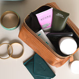Toiletry Travel Bag - Natural-Dopp Toiletry Bag-Gentleman.Clothing
