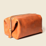 Toiletry Travel Bag - Natural-Dopp Toiletry Bag-Gentleman.Clothing