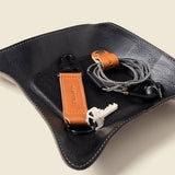 Travel valet tray - Black-Small Leather Goods-Gentleman.Clothing