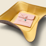 Travel valet tray - Yellow-Small Leather Goods-Gentleman.Clothing