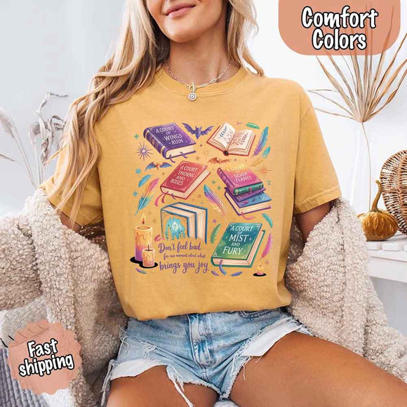 Velaris Book Lover Tee – Comfort Colors Bat Boys SJM Gift-T-Shirts-Gentleman.Clothing