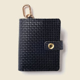 Wallet with Snap and Key Ring - Black Limited Edition-Small Bifold-Gentleman.Clothing