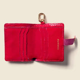 Wallet with Snap and Key Ring - Hot Pink-Small Bifold-Gentleman.Clothing