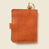 Wallet with Snap and Key Ring - Natural-Small Bifold-Gentleman.Clothing