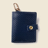 Wallet with Snap and Key Ring - Navy Limited Edition-Small Bifold-Gentleman.Clothing