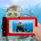 Waterproof Case For Phone Waterproof Pouch Bag PVC Cell Phones Underwater Phone Bag For IPhone Swimming Transparent-gadget-Gentleman.Clothing