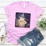 Wizard Cat Halloween Shirt – Funny Cat Meme Graphic Tee-T-Shirt-Gentleman.Clothing