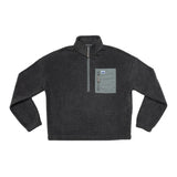 Women's Cropped Fleece - 1/4 Zip (Shadow)-Pullover-Gentleman.Clothing